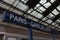 Gare de Lyon station sign.