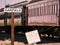 Garfield Signage and Vintage Train, California