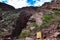 Garganta del Diablo rock formation in North Argentina