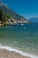 Gargnano village lakeshore, Lake - lago - Garda, Lombardy, Italy