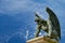 Gargoyle of bridge kingdom. Valencia. Spain