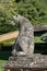 A gargoyle in the garden of Chateau des Milandes