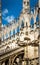 Gargoyle on the roof of Milan Cathedral, Italy