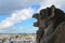 Gargoyle on the roof of Notre-Dame