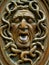 Gargoyle Scary Face Wood Carving