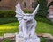 Gargoyle statue guarding a home in Highland Park, Texas
