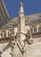 Gargoyles on the Gothic roof of Saint Stephen`s Cathedral, Vienna, Austria