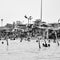 Garh Mukteshwar, UP, India, June 11 2022 -People are taking holy dip on the occasion of Nirjala Ekadashi, A view of Garh Ganga