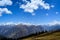 Garhwal range of mountains in Uttarakhand, India