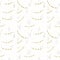 Garland yellow seamless pattern simple digital art