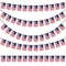 garlands with american national colors