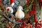 Garlic bulb Christmas wreath