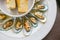 Garlic and Butter Baked Mussels