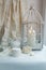 Garlic, concept of health, winter colds and treatments, winter decorations, candle, close-up, copy space