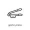 garlic press icon from Kitchen collection.