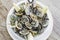 Garlic white wine steamed clams seafood tapas simple snack