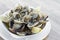 Garlic white wine steamed clams seafood tapas simple snack