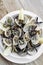 Garlic white wine steamed clams seafood tapas simple snack