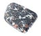 Garnet crystals in tumbled Hornblende stone