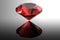 Garnet.Jewelry gems roung shape on black background