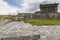 Garni, ARMENIA - May 02,2016 : Ancient Garni pagan Temple, the h