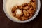 Garri and kulikuli, yin yang close up