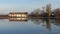 Garry point pond and seagulls, Richmond zoom 4K UHD