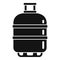 Gas cylinder butane icon, simple style