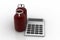 Gas cylinder and calculator