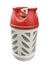 Gas cylinder lpg tank gas-bottle isolated.. Propane gas cylinder fiberglass  balloon. Cylindrical composite container with