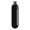 Gas cylinder oxigen icon, simple style