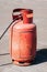 Gas cylinder for roof repair