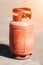 Gas cylinder for roof repair