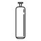 Gas cylinder tank icon, outline style