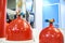 Gas cylinders for filling stations