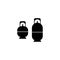 gas cylinders icon logo vector design template