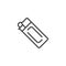 Gas lighter outline icon