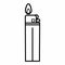 Gas Lighter Outline Icon Vector Illustration