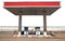 Gas lpg liquid petroleum gas station isolated white