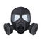 Gas mask. Protection army equipment from toxic and chemical danger for safety. Vector