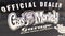 Gas Monkey garage official dealer logo text and brand sign on panel side van of us
