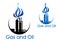 Gas and oil industry symbol