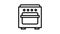 Gas oven icon animation