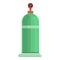 Gas pressure bottle icon cartoon vector. Pest spray