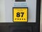 Gas Pump 87 Octane Selection Button