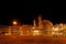 Gas Refinery plant. Night view