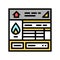 gas safety certificates color icon vector illustration