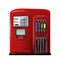 Gas Station Equipment For Refuel Automobile Vector