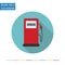 Gas station - fuel pump flat icon