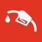 The gas station icon. Gasoline and diesel fuel symbol.
